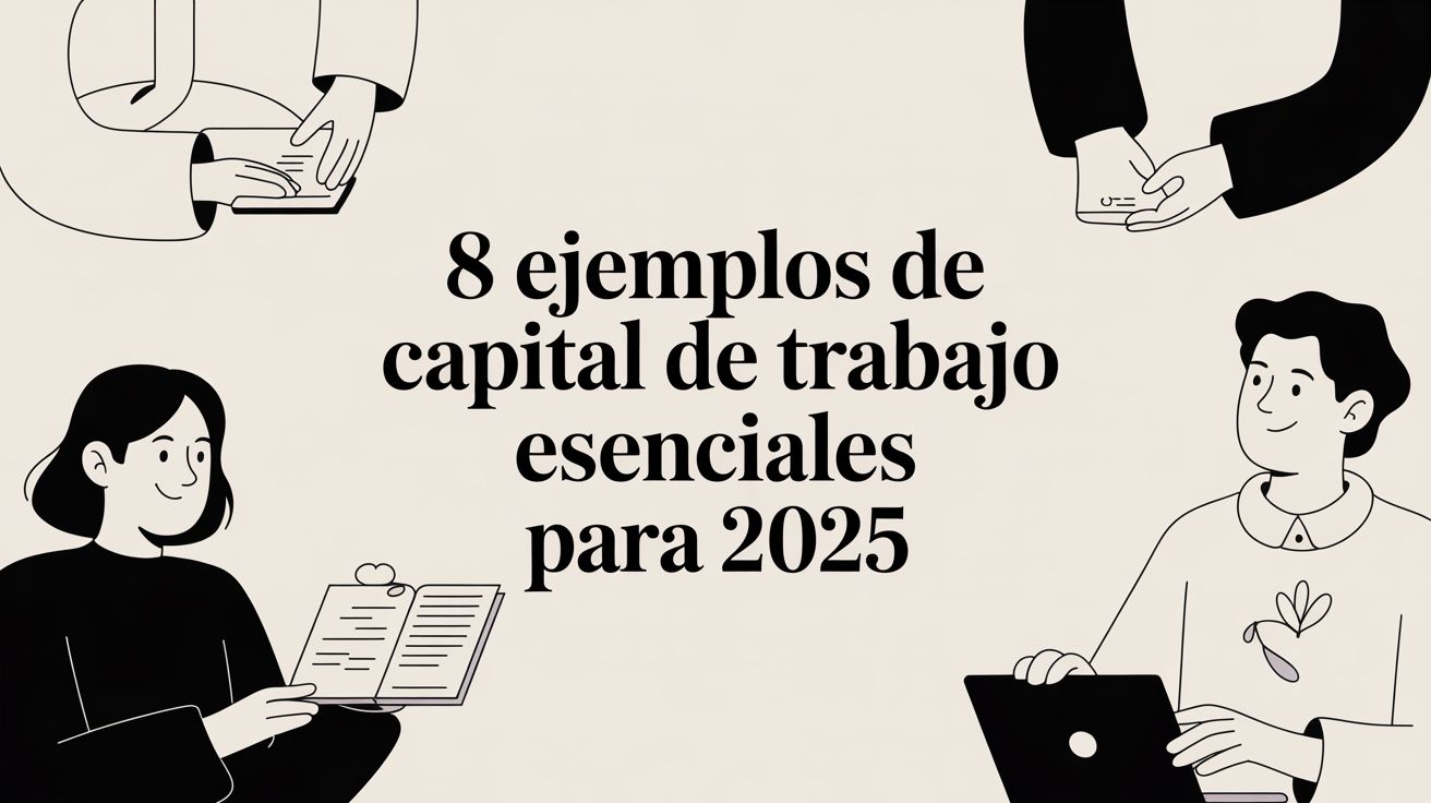 8 Ejemplos de Capital de Trabajo Esenciales para 2025