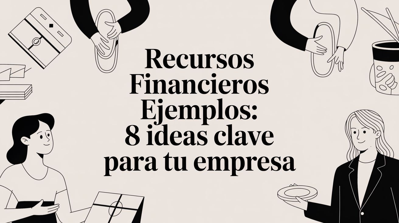 Recursos financieros ejemplos: 8 ideas clave para tu empresa