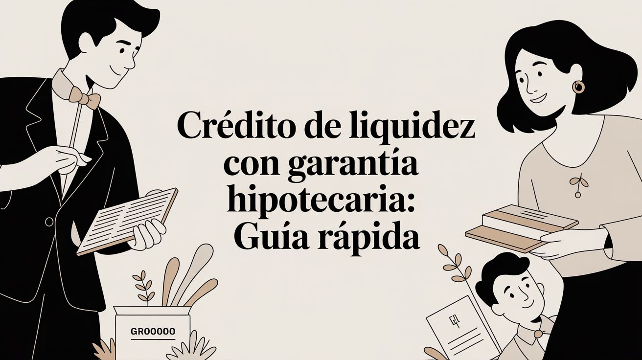 Crédito de liquidez con garantía hipotecaria: guía rápida