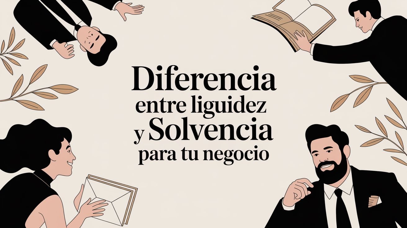 Diferencia entre liquidez y solvencia para tu negocio
