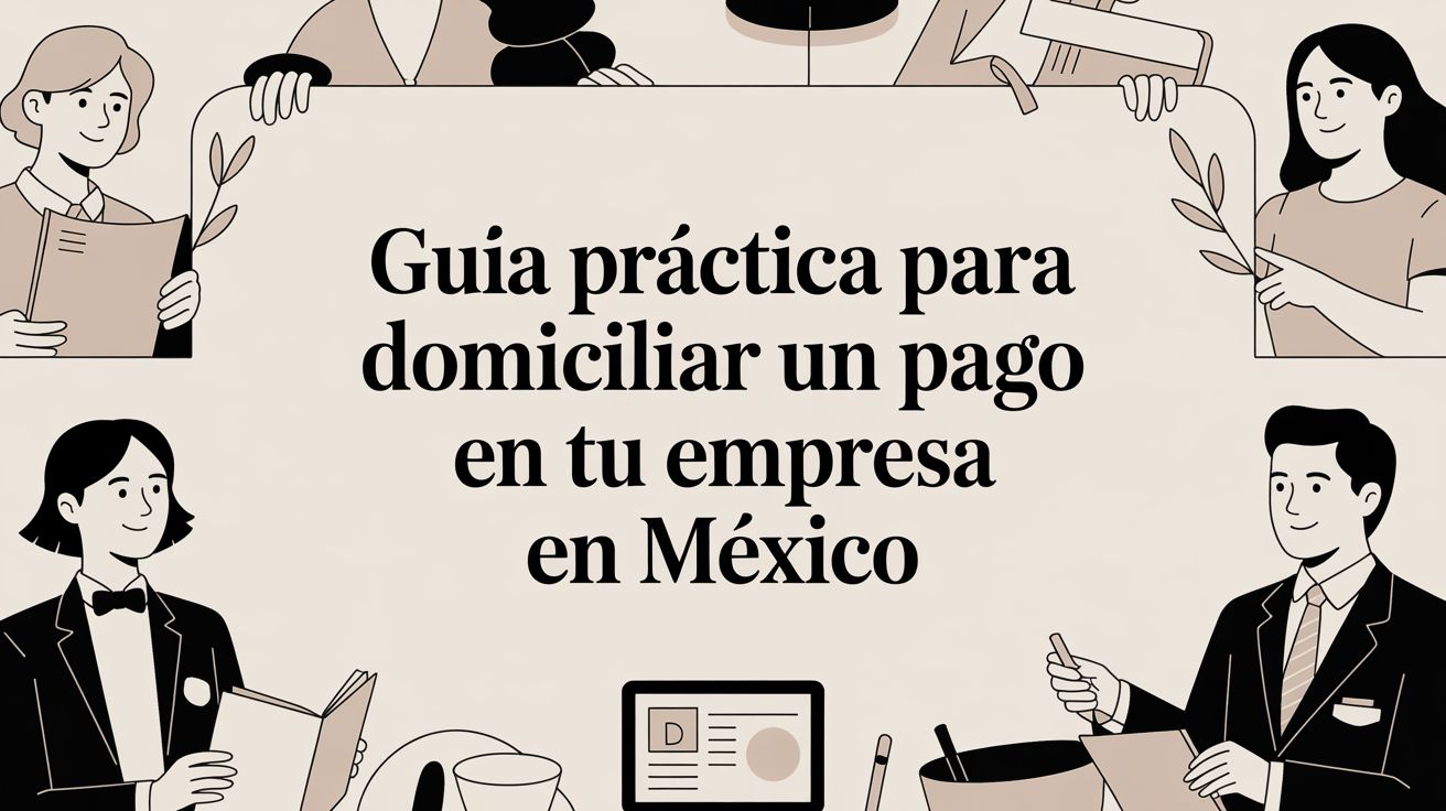 Gu&iacute;a pr&aacute;ctica para domiciliar un pago en tu empresa en M&eacute;xico