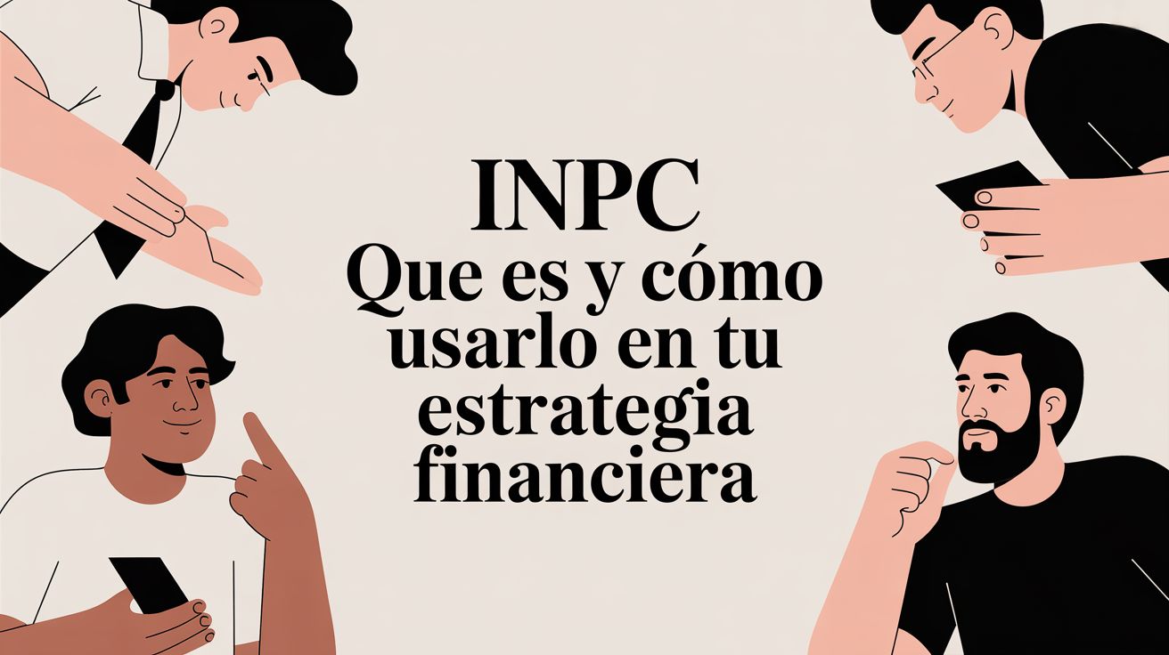 INPC &iquest;Qu&eacute; es y c&oacute;mo usarlo en tu estrategia financiera?