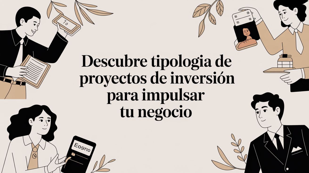 Descubre tipologia de proyectos de inversion para impulsar tu negocio