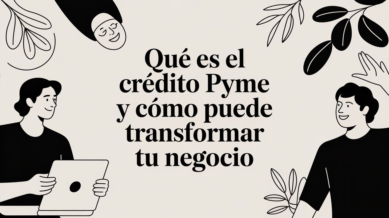 Qu&eacute; es el cr&eacute;dito pyme y c&oacute;mo puede transformar tu negocio