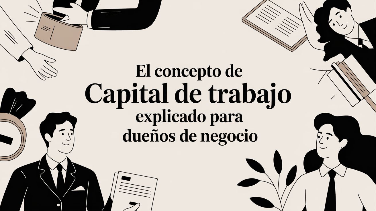 El concepto de capital de trabajo explicado para due&ntilde;os de negocio